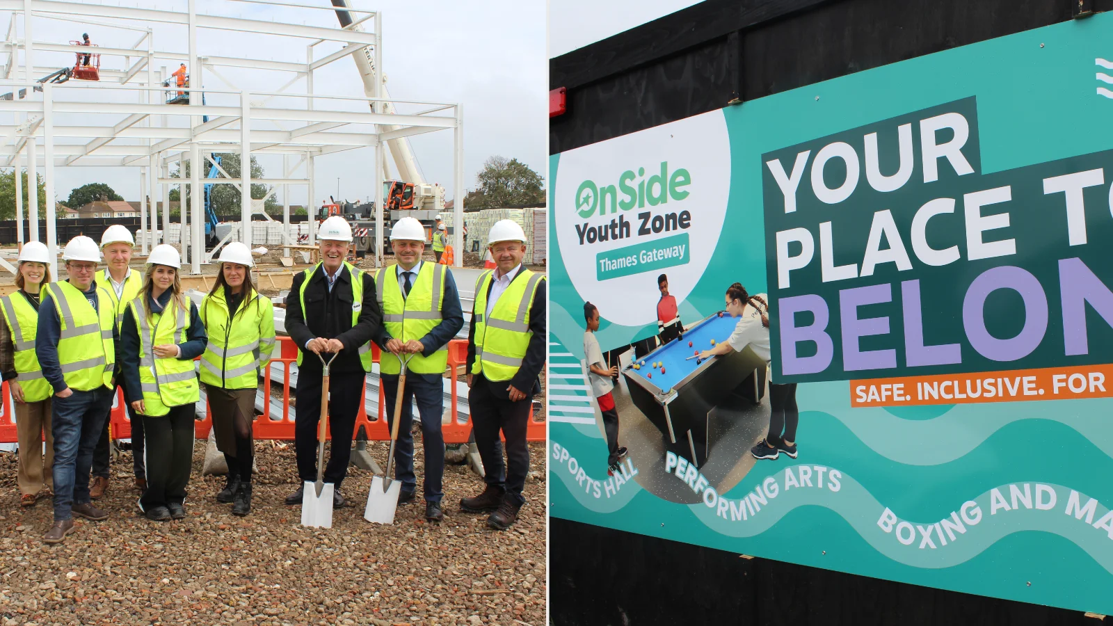Matchroom Foundation becomes a Founding Patron of the Onside Youth Zone Thames Gateway
