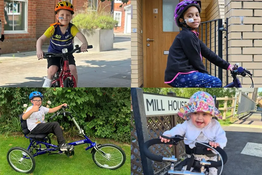 Foundation supplies children’s bikes for Cyclists Fighting Cancer