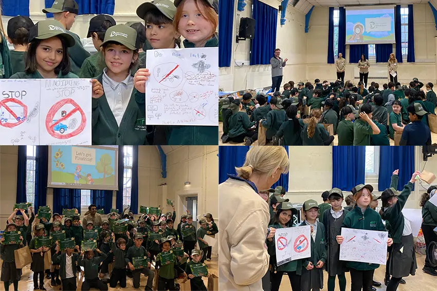 Foundation pledges support to teach children the importance of protecting our environment