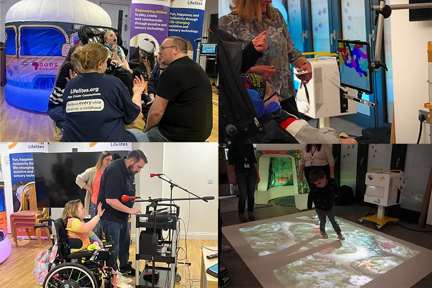 £35,000 donation to Lifelites for assistive play technology