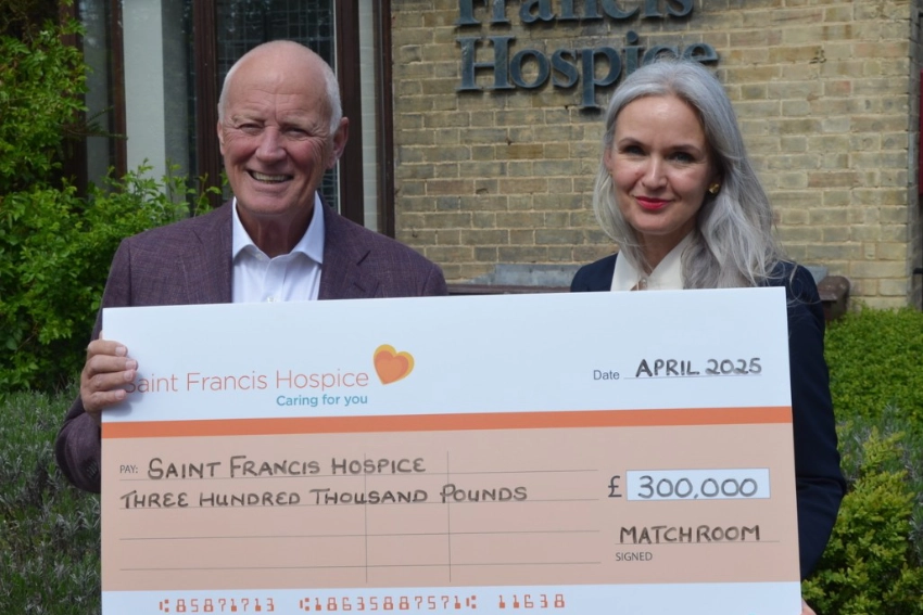 Matchroom Foundation donates to Saint Francis for a much welcomed modernisation.